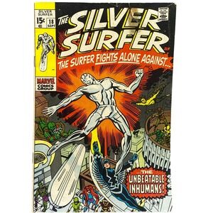 1970‎ Silver Surfer Comic Book #18 Marvel Comics 15 Cent Cover